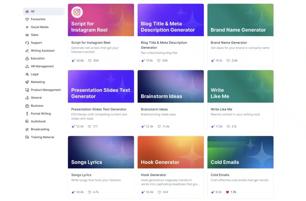 Cohesive Features 2 - here you can test the features of Cohesive ai - one of the best AI productivity tools