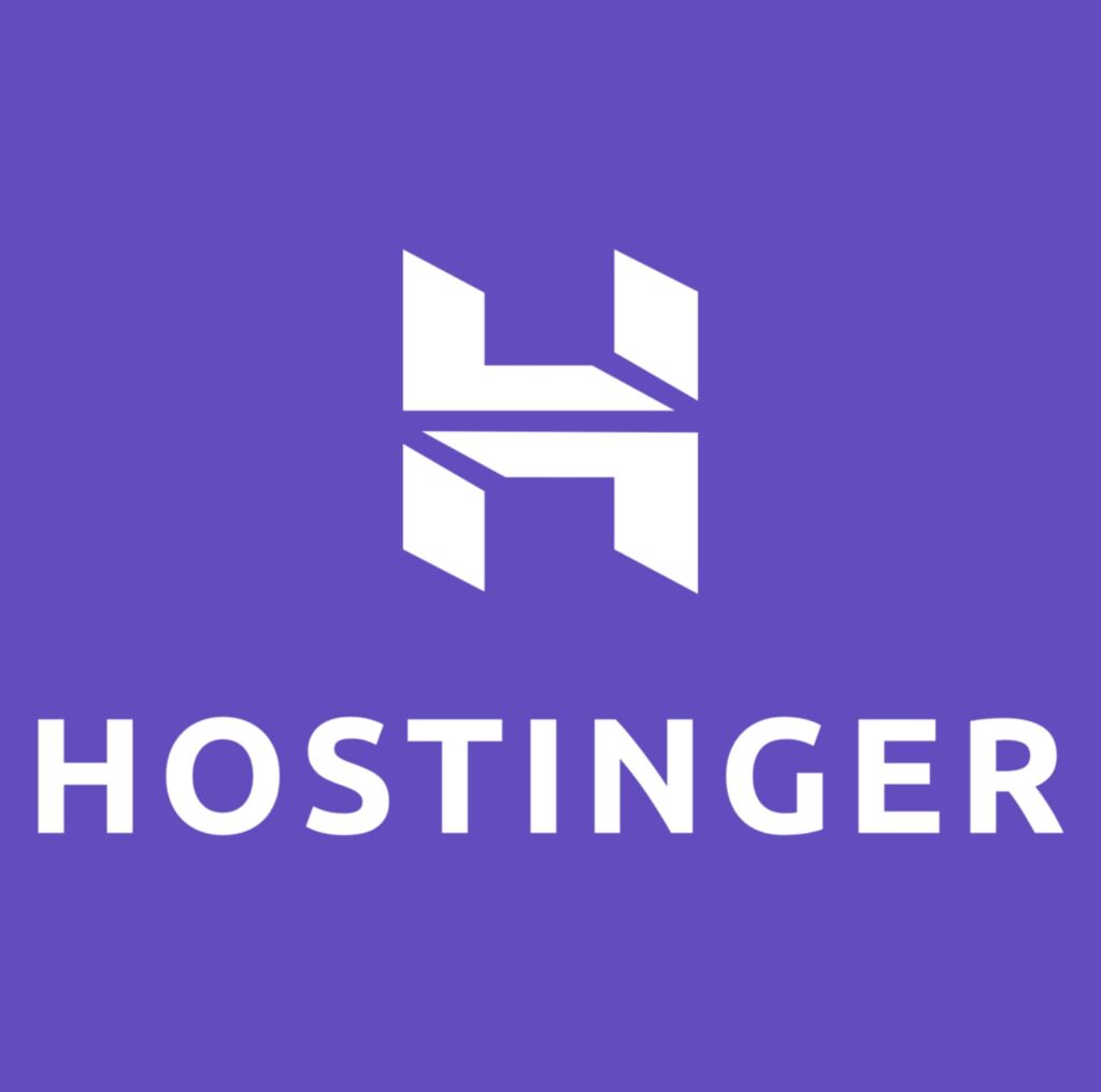 Logo of Hostinger Ai - one of the best ai website builders