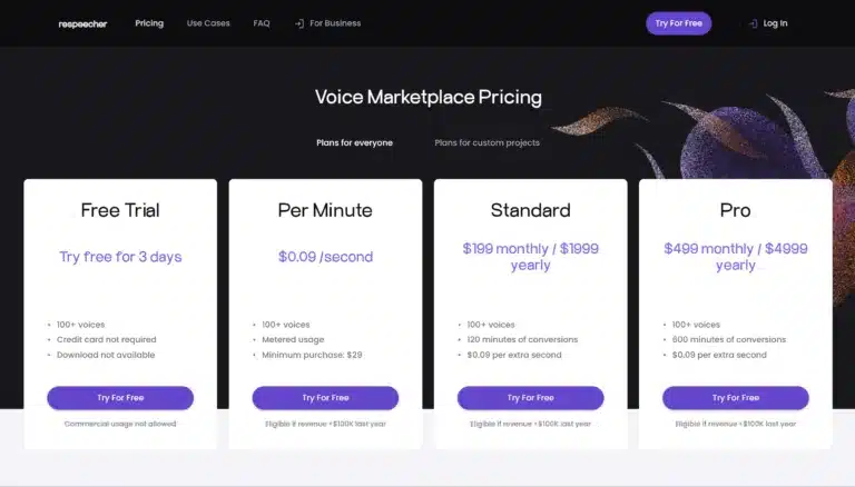 Respeecher Pricing How to clone your voice using AI
