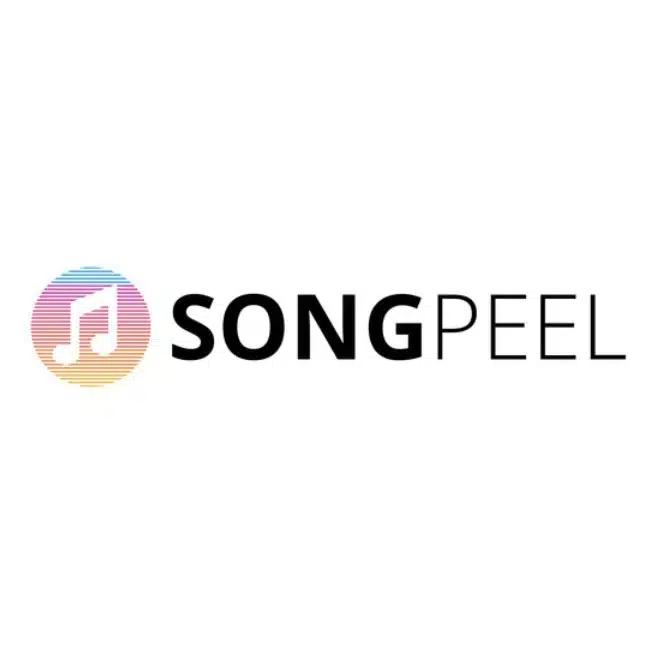SongPeel Logo - it's obne of the best known LALAL AI alternatives on the market