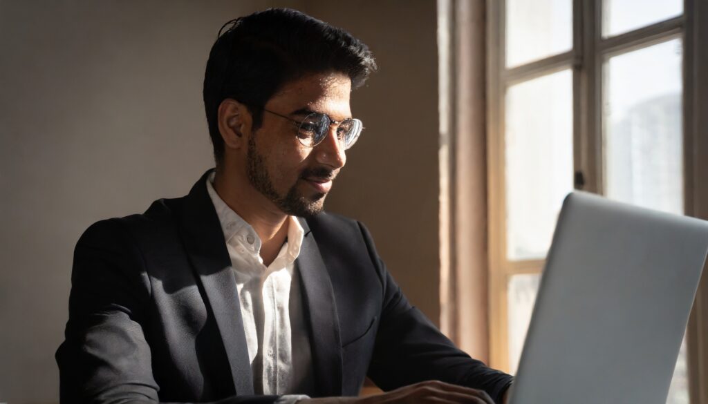 A young entrepreneur who found a profitable AI business idea