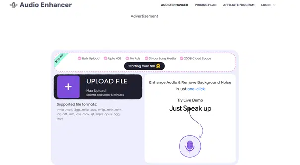 audio enhancer online